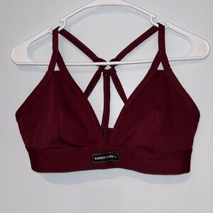 Savage X Fenty Burgundy Strappy Bralette